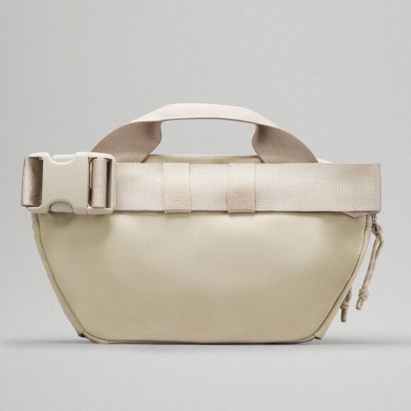 NWT LILULEMON ALL DAY ESSENTIALS BELT BAG FANNY SADDLE RAW LINEN WHITE Opal nwt - Picture 6 of 8
